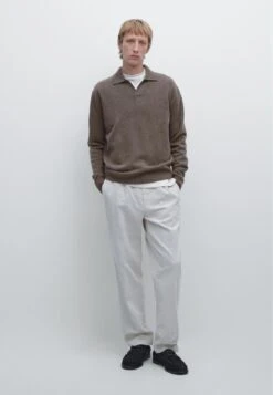 Massimo Dutti V-NECK - Long Sleeved Top - Grey -Massimo Dutti Shop 72bca8f084fc4278a616c8d01365f2b3