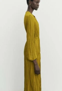 Massimo Dutti Pleated Midi With Drawstrings - Day Dress -Massimo Dutti Shop 72fd2ed160a9416c82cf16d95ab0594c