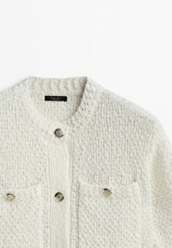 Massimo Dutti Textured With Pockets - Cardigan -Massimo Dutti Shop 7311e25e23684219b59868ddf3b2a196