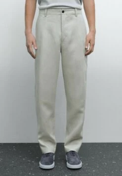 Massimo Dutti SUIT - Trousers - Beige