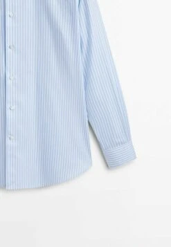 Massimo Dutti Striped Twill- Shirt - Light Blue -Massimo Dutti Shop 7341d3eae2354692a2b06fb6e58304c6