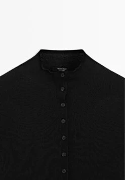 Massimo Dutti BUTTONED WITH MOCK TURTLENECK - Cardigan - Black -Massimo Dutti Shop 7346cc65c84f4b91b958baf90b7f8cf7