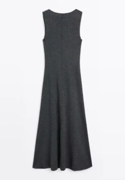 Massimo Dutti LONG A-LINE - Maxi Dress - Grey -Massimo Dutti Shop 739534bade234d65a3ac70b30ff80380