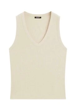 Massimo Dutti RIBBED V-NECK WITH THICK STRAPS - Basic T-shirt - White 18 Massimo Dutti RIBBED V-NECK WITH THICK STRAPS - Basic T-shirt - White -Massimo Dutti Shop 73b0ca4553234ef8b008203f55aefec8 1