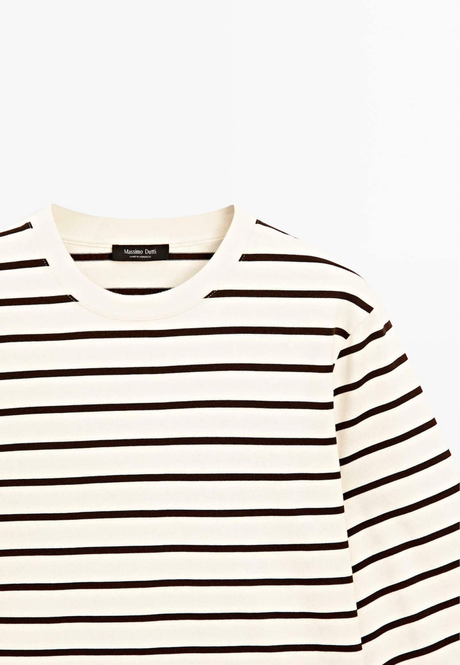 Massimo Dutti STRIPED - Long Sleeved Top - Beige 9 Massimo Dutti STRIPED - Long Sleeved Top - Beige - Image 7