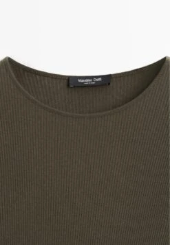 Massimo Dutti Long Sleeved Top - Dark Green -Massimo Dutti Shop 73d8a57ef13d4f5db64749e8191e4e2c
