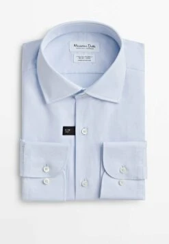 Massimo Dutti Easy Iron Textured- Formal Shirt - Light Blue 23 Massimo Dutti Easy Iron Textured- Formal Shirt - Light Blue -Massimo Dutti Shop 74459340692f40dfa110cdb8f5b0bf5b