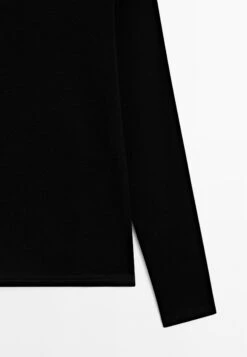 Massimo Dutti LONG SLEEVE WITH SEAM DETAIL - Long Sleeved Top - Black -Massimo Dutti Shop 7449e06b7f8d47dca7d3af661cae5e10