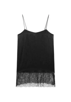 Massimo Dutti WITH LACE DETAIL - Top - Black -Massimo Dutti Shop 745bd6049dcc45b787243dd1be253af6