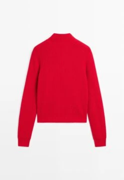 Massimo Dutti HIGH NECK WITH SHOULDER DETAIL - Jumper - Red -Massimo Dutti Shop 7471651eb8f84a71adf1e210214fa36d