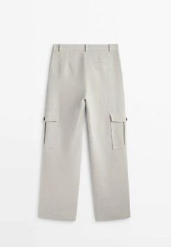 Massimo Dutti With Detail - Cargo Trousers - Sand -Massimo Dutti Shop 7498e918dea1452e9d709a97f87bf3c0