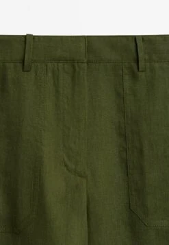 Massimo Dutti With Pockets - Trousers - Green -Massimo Dutti Shop 74f0e152f57c465f9516795593ca6c0d