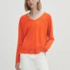 Massimo Dutti V-Neck Extra - Jumper - Neon Orange -Massimo Dutti Shop 74ff106df0b74eedaef1a3ecef3d3fd7