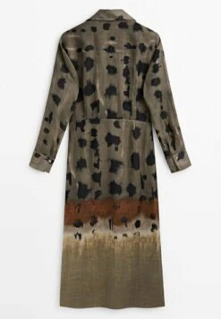 Massimo Dutti Printed With Knot - Shirt Dress - Brown 17 Massimo Dutti Printed With Knot - Shirt Dress - Brown -Massimo Dutti Shop 751fef0eb3c64a97b45c787be0ee3cae