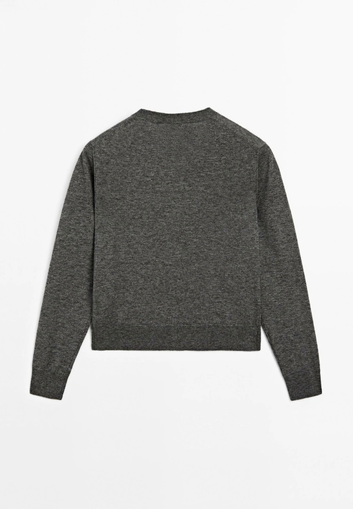 Massimo Dutti BUTTONED WITH CREW NECK - Cardigan - Grey 10 Massimo Dutti BUTTONED WITH CREW NECK - Cardigan - Grey - Image 8