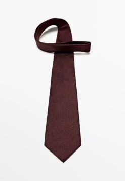 Massimo Dutti Tie - Mottled Bordeaux -Massimo Dutti Shop 753417dc2a434303978c43bab61abf78