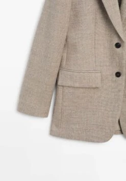 Massimo Dutti FLECKED - Classic Coat - Sand -Massimo Dutti Shop 75a112a7221e450d9b5dccc9a1219759