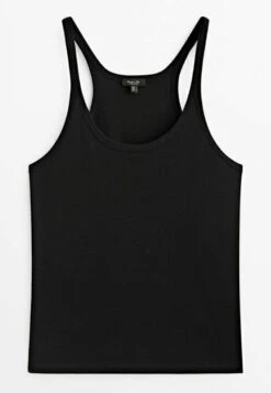 Massimo Dutti With Thin Straps- Top - Black -Massimo Dutti Shop 75a605774d9348e9aa93d7b6e96e09e2