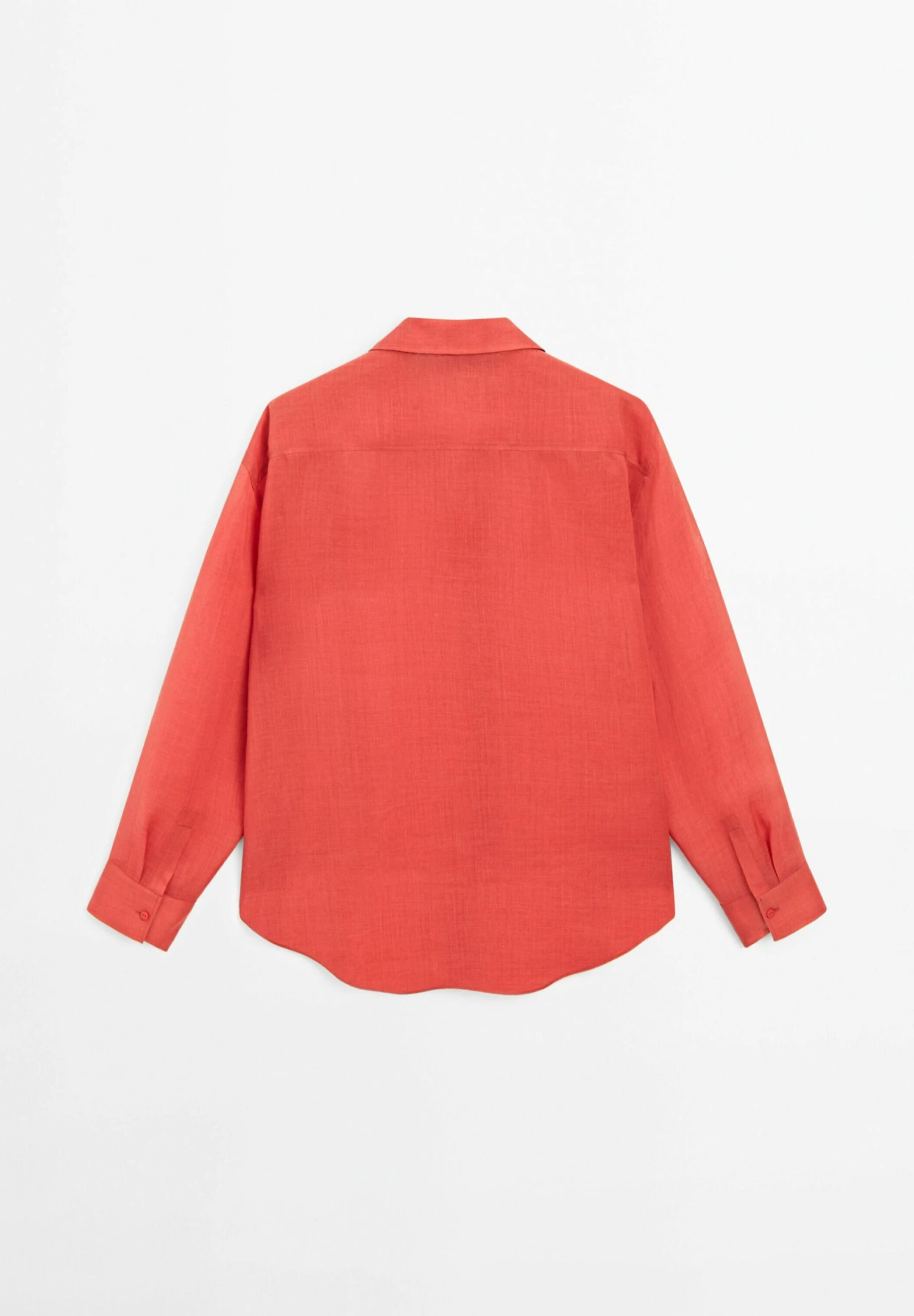 Massimo Dutti WIDE FLOWING LONG SLEEVE - Button-down Blouse - Bordeaux 9 Massimo Dutti WIDE FLOWING LONG SLEEVE - Button-down Blouse - Bordeaux - Image 7