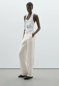 Massimo Dutti STRAIGHT FIT FLOWING - Trousers - Beige 12 Massimo Dutti STRAIGHT FIT FLOWING - Trousers - Beige -Massimo Dutti Shop 762ae6abf9b04371aaafb84d35f967d8