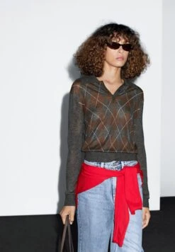 Massimo Dutti POLO COLLAR WITH DIAMOND DETAIL - Polo Shirt - Dark Grey 14 Massimo Dutti POLO COLLAR WITH DIAMOND DETAIL - Polo Shirt - Dark Grey -Massimo Dutti Shop 76433e232db5470c902ad17664c7322d