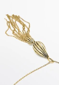 Massimo Dutti LONG COCOA TASSEL - Necklace - Gold-coloured -Massimo Dutti Shop 764dbfbb11764d4bbf4ff92659aa380d
