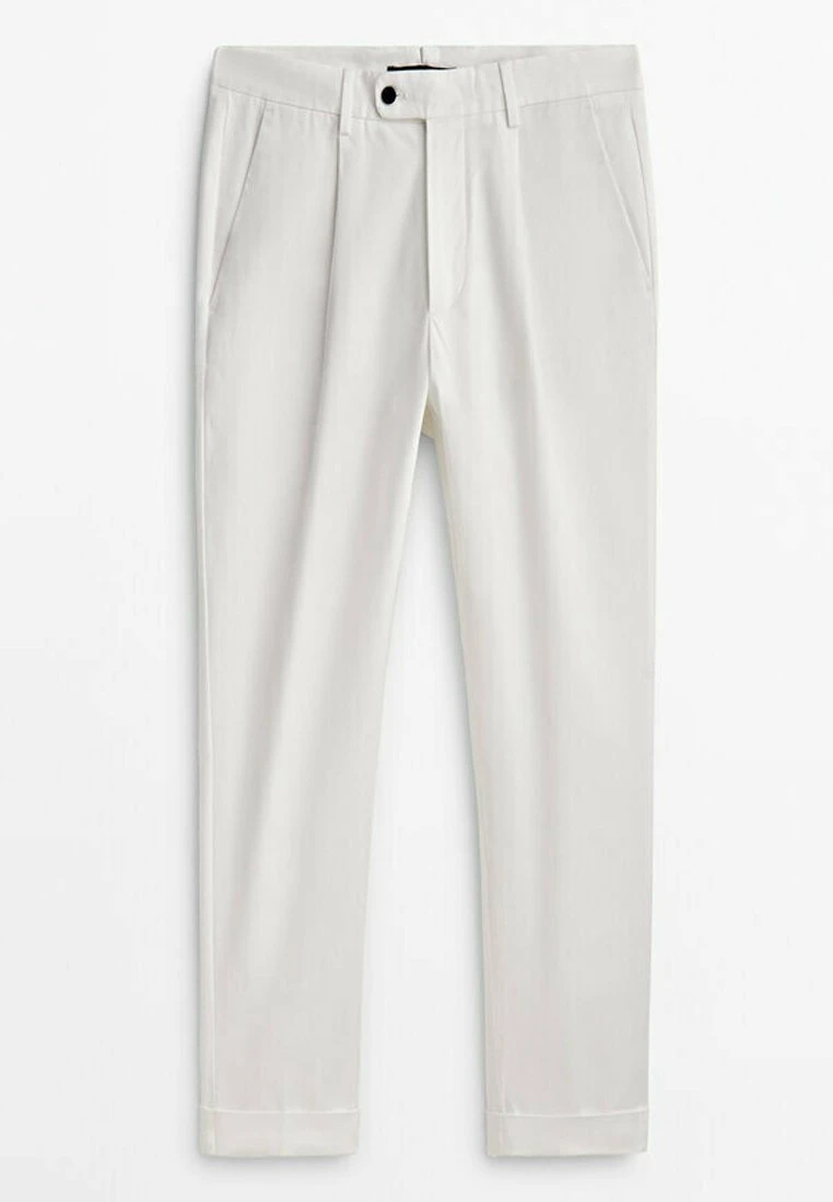 Massimo Dutti Studio - Darted - Chinos - White 13 Massimo Dutti Studio - Darted - Chinos - White - Image 11