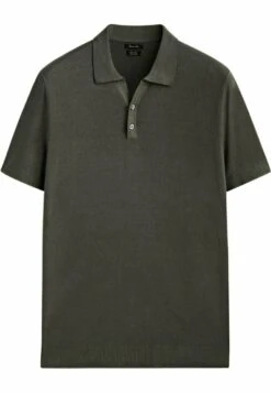 Massimo Dutti With V-Neck And Buttons - Polo Shirt - Khaki -Massimo Dutti Shop 766c83a460e646b9b2bf36a921cfcad8