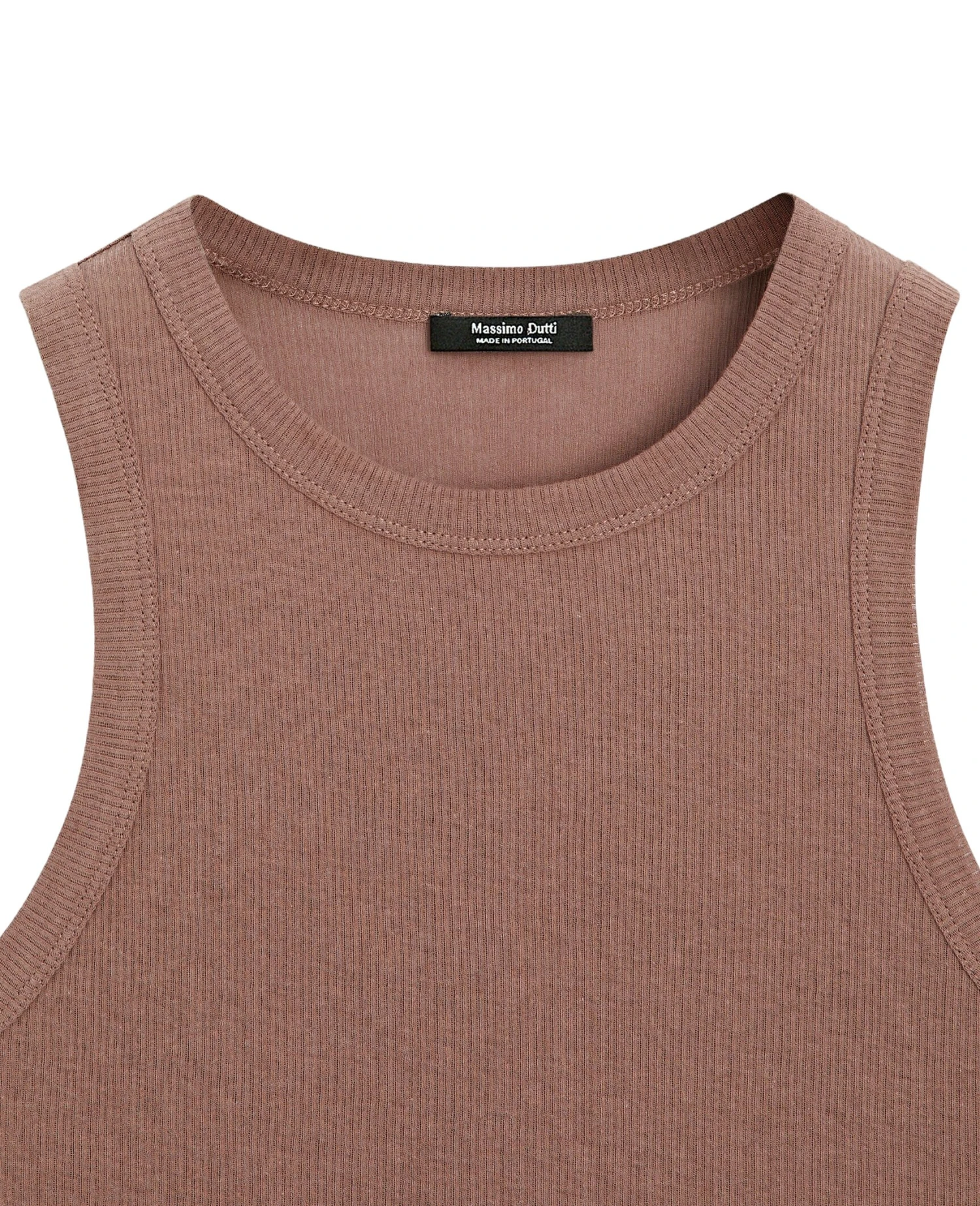 Massimo Dutti LIGHTWEIGHT HALTER NECK - Basic T-shirt - Mottled Pink 10 Massimo Dutti LIGHTWEIGHT HALTER NECK - Basic T-shirt - Mottled Pink - Image 8