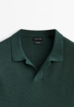 Massimo Dutti Smocked - Polo Shirt - Mottled Green 18 Massimo Dutti Smocked - Polo Shirt - Mottled Green -Massimo Dutti Shop 76964ac252af4700a41f37f98f502e43