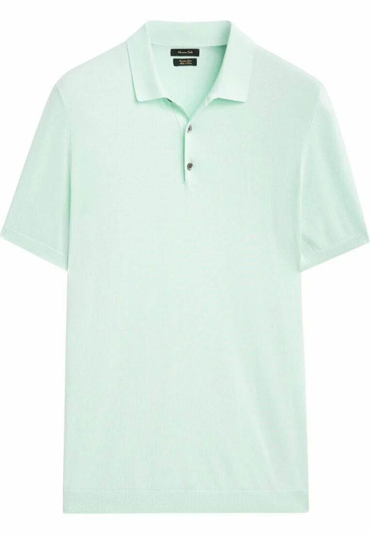 Massimo Dutti Short Sleeve - Polo Shirt - Turquoise 7 Massimo Dutti Short Sleeve - Polo Shirt - Turquoise - Image 5