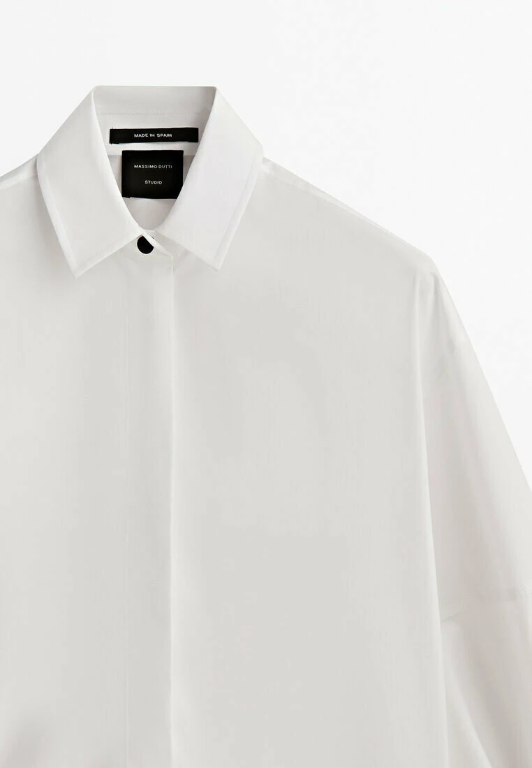 Massimo Dutti StudioWith Sleeve Detail - Button-Down Blouse 9 Massimo Dutti StudioWith Sleeve Detail - Button-Down Blouse - Image 7