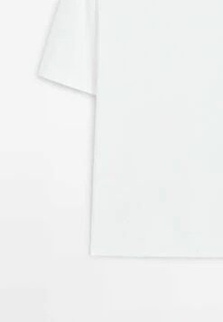 Massimo Dutti SHORT SLEEVE - Basic T-shirt - White Denim -Massimo Dutti Shop 76fe8ddcbef84be1a9e90f4f7585fe53