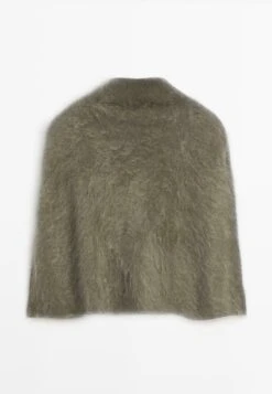 Massimo Dutti BRUSHED FINISH CAPE - Jumper - Black -Massimo Dutti Shop 772e5a386bc24861997bcf8ca97858ff