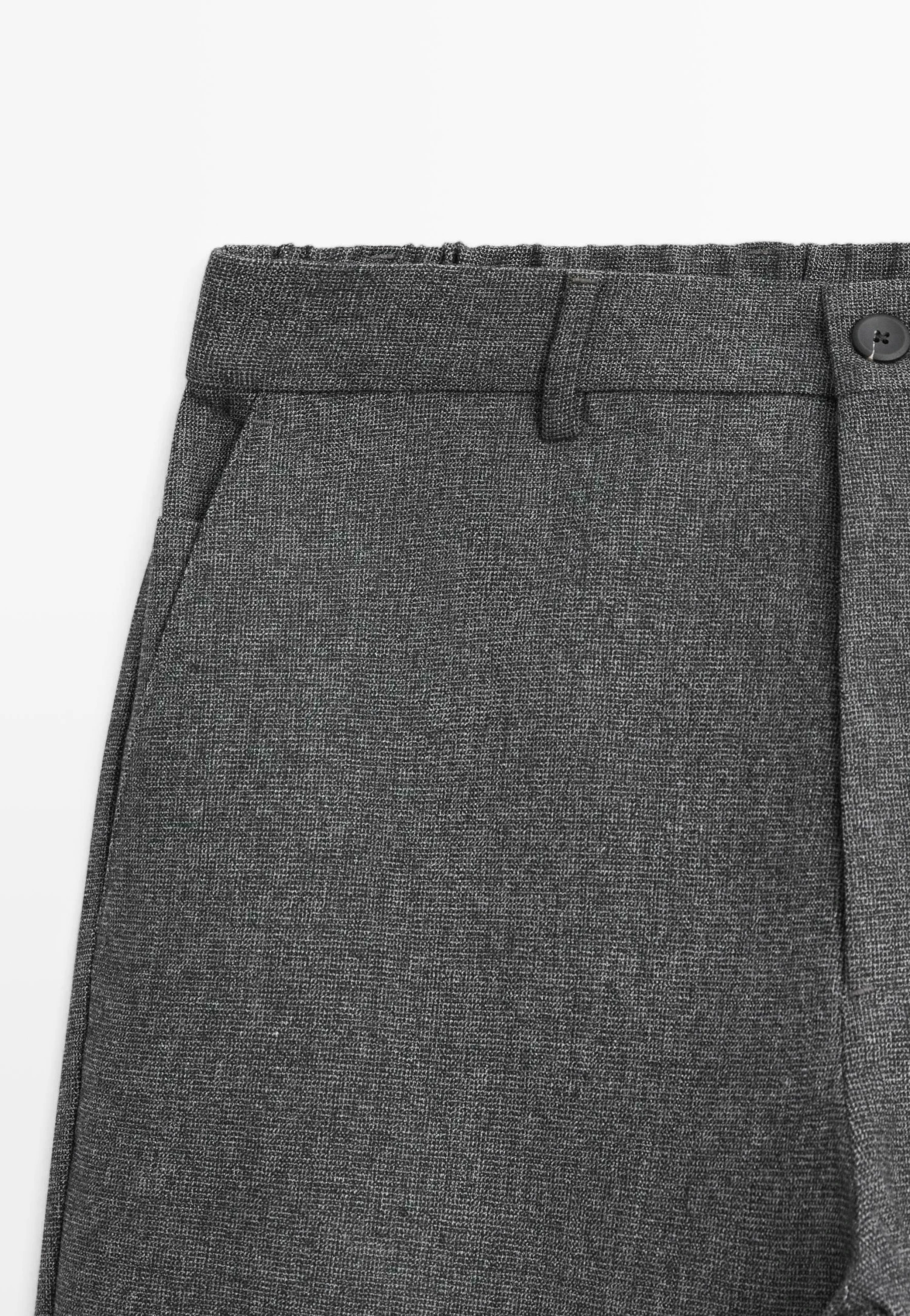 Massimo Dutti JOGGER WITH TEXTURED DETAIL - Trousers - Grey 11 Massimo Dutti JOGGER WITH TEXTURED DETAIL - Trousers - Grey - Image 9