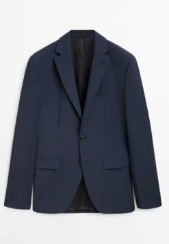 Massimo Dutti Fil À Fil - Suit Jacket - Blue -Massimo Dutti Shop 7743bd67bc7b48b28971ca8e4e364ff2