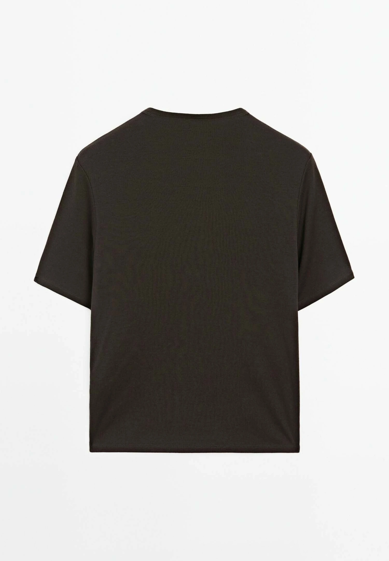 Massimo Dutti OVERSIZED WITH EYELETS - Print T-shirt - Dark Brown 9 Massimo Dutti OVERSIZED WITH EYELETS - Print T-shirt - Dark Brown - Image 7