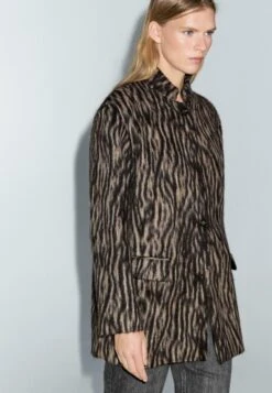 Massimo Dutti ANIMAL PRINT - Classic Coat - Mottled Brown -Massimo Dutti Shop 779dc51d10d7462dade721398ec1b5bb