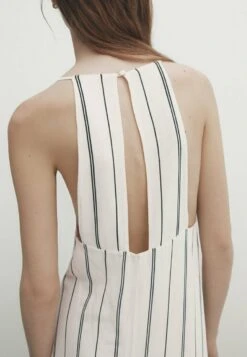 Massimo Dutti Striped Flowing Strappy Midi - Maxi Dress -Massimo Dutti Shop 779fe116adf34996848808942fc1e6fc