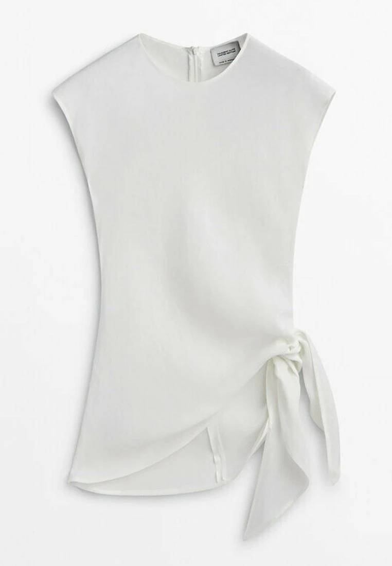 Massimo Dutti With Chest Detail Limited Edition - Blouse - White 13 Massimo Dutti With Chest Detail Limited Edition - Blouse - White - Image 11
