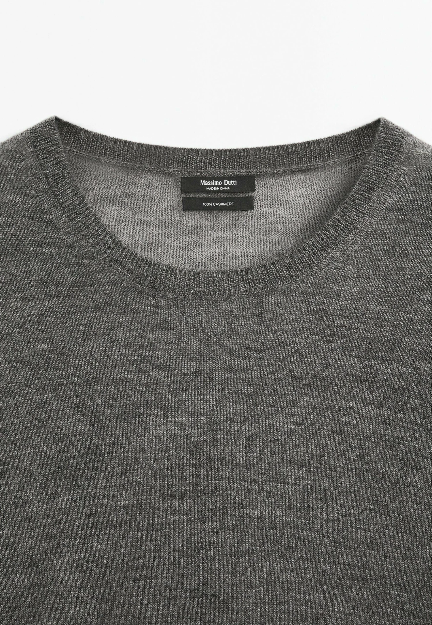 Massimo Dutti FINE SEMI-SHEER WITH CREW NECK - Jumper - Grey 9 Massimo Dutti FINE SEMI-SHEER WITH CREW NECK - Jumper - Grey - Image 7