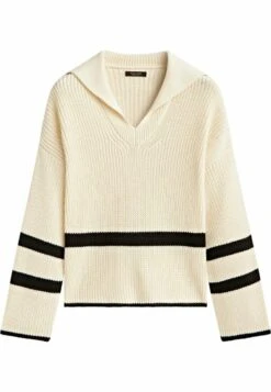 Massimo Dutti Striped With Polo Collar - Jumper - Beige 18 Massimo Dutti Striped With Polo Collar - Jumper - Beige -Massimo Dutti Shop 7812fea525c14a5dafbd884729048c10