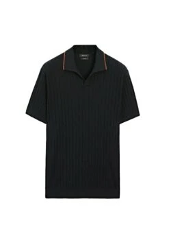 Massimo Dutti RIBBED - Polo Shirt - Khaki -Massimo Dutti Shop 7820a341427740d48334c51488ef230a