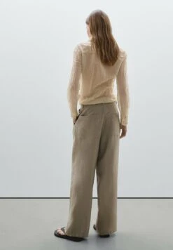 Massimo Dutti WIDE-LEG MID-RISE - Trousers - GREY 15 Massimo Dutti WIDE-LEG MID-RISE - Trousers - GREY -Massimo Dutti Shop 782411f18e8245aaadc3b9be4aba7e31