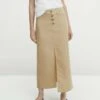 Massimo Dutti Buttoned Midi With Slit - A-Line Skirt -Massimo Dutti Shop 78294d4a693d4cc18967556cc8d90a82