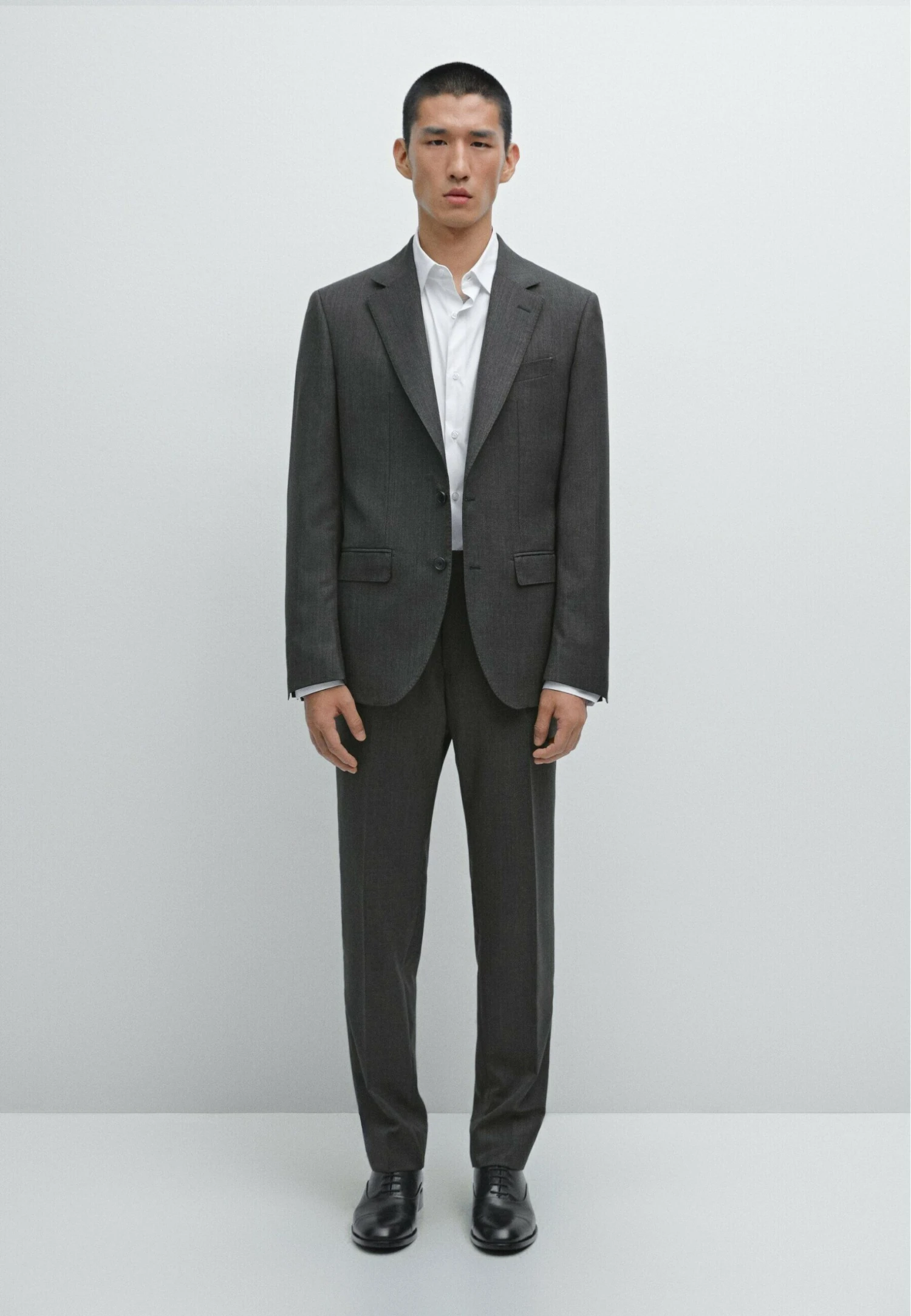 Massimo Dutti SUIT - Trousers - Dark Grey 4 Massimo Dutti SUIT - Trousers - Dark Grey - Image 2