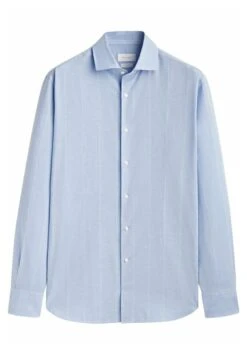 Massimo Dutti Regular Fit Wide Striped - Shirt - Light Blue -Massimo Dutti Shop 786c70c68afa4e37ab68879bc8d795ef
