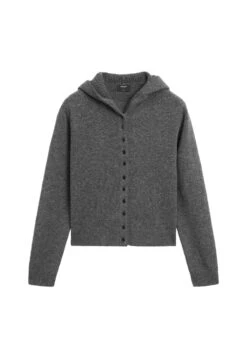 Massimo Dutti BUTTONED WITH HOOD - Cardigan - Grey -Massimo Dutti Shop 786fbacf30f642fba8643ec1476fb5f7