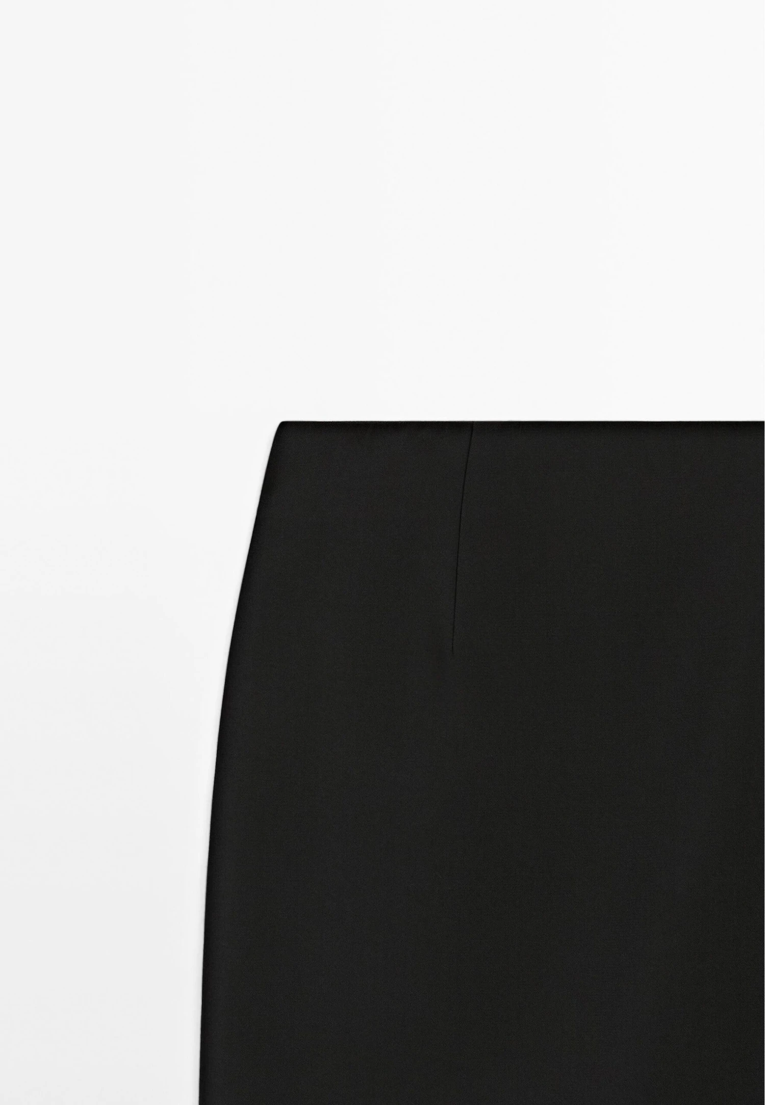 Massimo Dutti BUTTON-UP MINI - Mini Skirt - Black 10 Massimo Dutti BUTTON-UP MINI - Mini Skirt - Black - Image 8