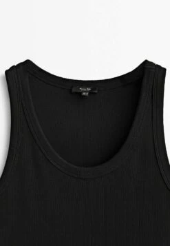 Massimo Dutti SleevelessBlend - Top - Black -Massimo Dutti Shop 78e308bd0a924ed09656a5a64a1ed728